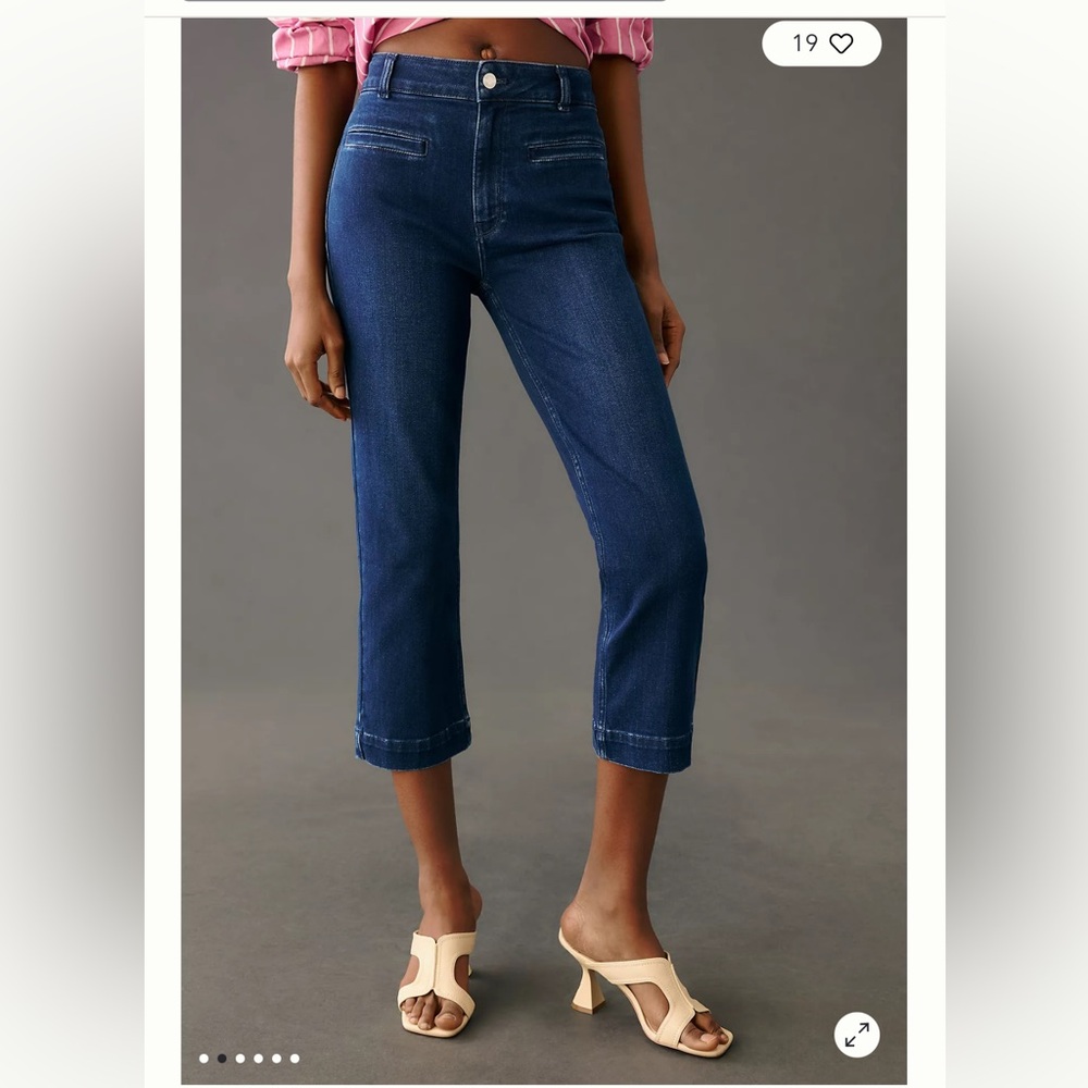 Maeve The Essential Slim High-Rise Straight Jeans 31
